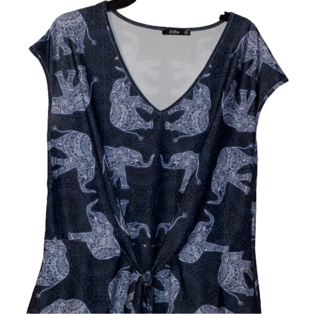 3/$30 Boho Elephant Top